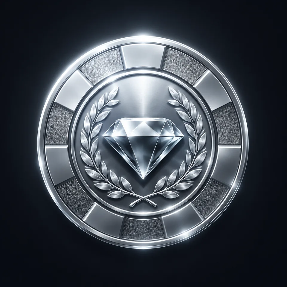BetonRed VIP silver tier loyalty badge